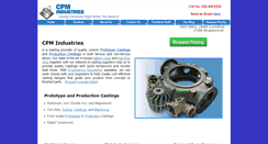 Desktop Screenshot of cpm-industries.com